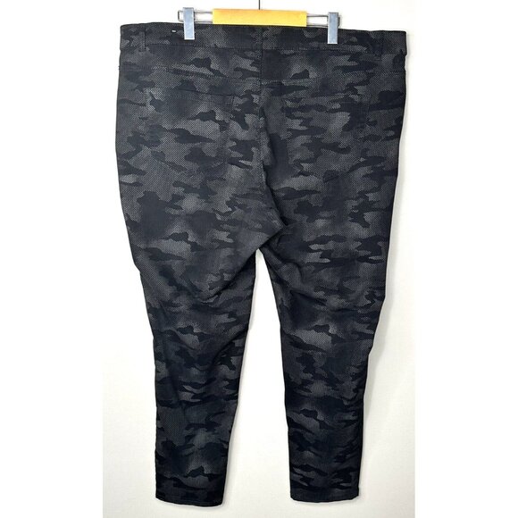 d/C Womens Jeans Camouflage Legging Jeggings Stretch Black Plus Size 24 - Picture 2 of 11